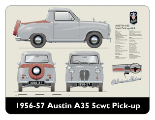 Austin A35 5cwt Pick-up 1956-57 Mouse Mat